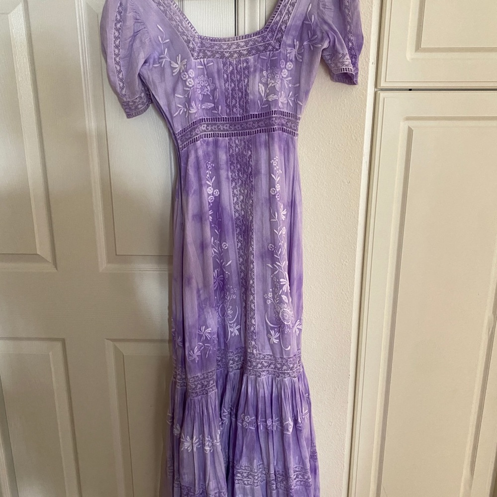 Ryan lavender dress love shack fancy size 0 - Picture 5 of 7